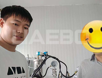 重慶某涂料有限公司5L砂磨機、0.5L砂磨機調(diào)試成功