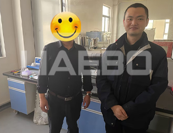 汕頭市某新材料科技有限公司0.2L砂磨機調試成功